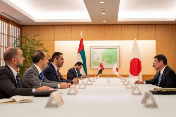 الإمارات
واليابان
تبحثان
مستجدات
مفاوضات
اتفاقية
الشراكة