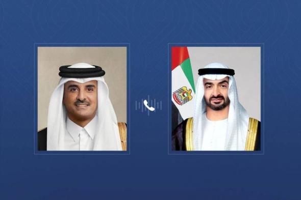 محمد
      بن
      زايد
      وأمير
      قطر
      يبحثان
      هاتفياً
      العلاقات
      الأخوية
      والتطورات
      في
      المنطقة