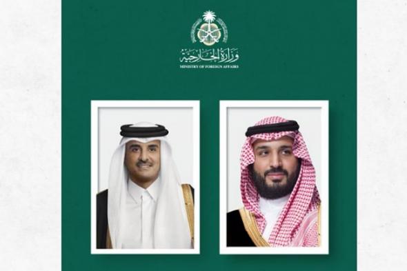 ولي
    العهد
    وأمير
    قطر
    يستعرضان
    هاتفيًا
    العلاقات
    الأخوية
    ويبحثان
    تطورات
    الأحداث