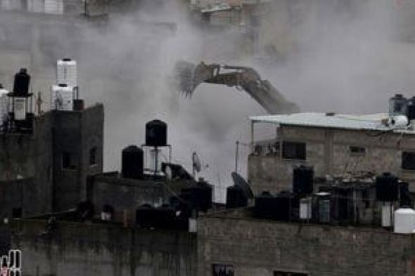 الاحتلال
يواصل
هدم
المبانى
والمنازل
فى
مخيم
نور
شمس