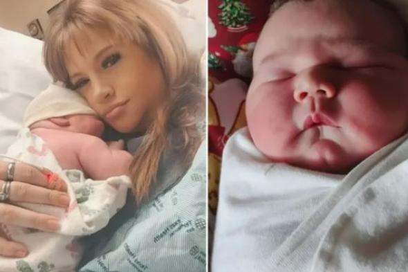 أم أمريكية تلد طفلاً عملاقًا بحجم ولد عمره "3 سنوات"
