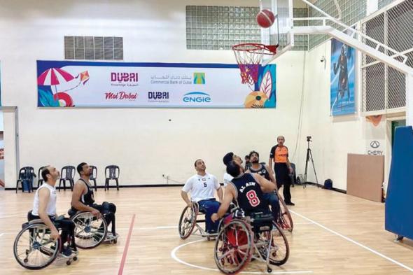 فوز «دبي» و«خورفكان» في دوري سلة الكراسي المتحركة