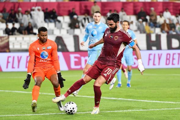 الوحدة يعبر بني ياس بـ «هاتريك» خريبين