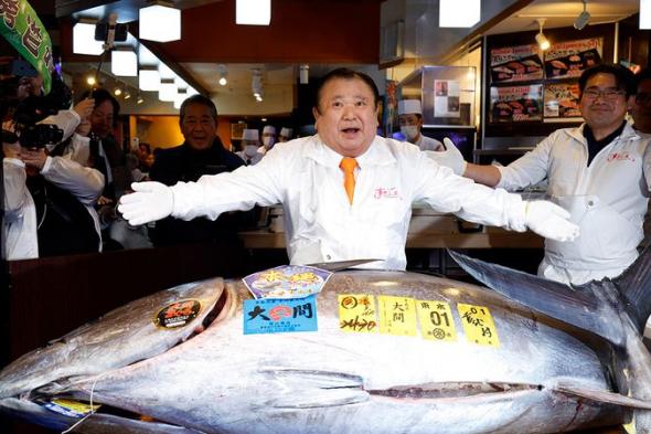 بيع سمكة تونة بمبلغ خرافي.. والمشتري «الملك»