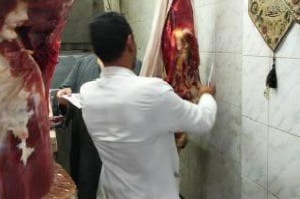 محافظ
أسوان:
حملات
بيطرية
تضبط
114
كجم
لحوم
فاسدة