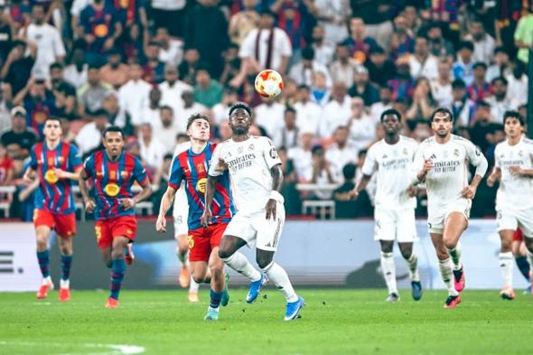 برشلونة
    يحسم
    السوبر
    الإسباني
    في
    جدة
    ويُسقط
    ريال
    مدريد
    بثلاثية
    مثيرة