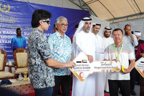 «الهلال الأحمر» تنجز مشروع المنازل للمتضررين من الفيضانات في ماليزيا