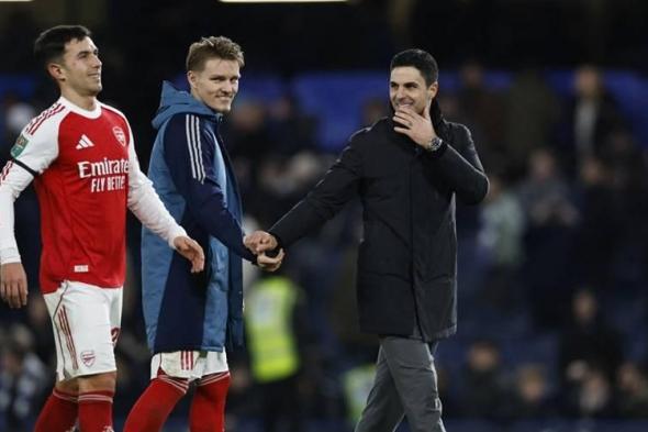 بعد
      الفوز
      على
      تشيلسي..
      مدرب
      أرسنال
      يشيد
      بنجمه
      «الحر
      في
      كل
      ما
      يفعله»