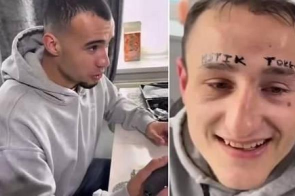 مؤثر
      بريطاني
      يوشم
      اسمه
      على
      جبين
      معجب
      مقابل
      4
      آلاف
      جنيه