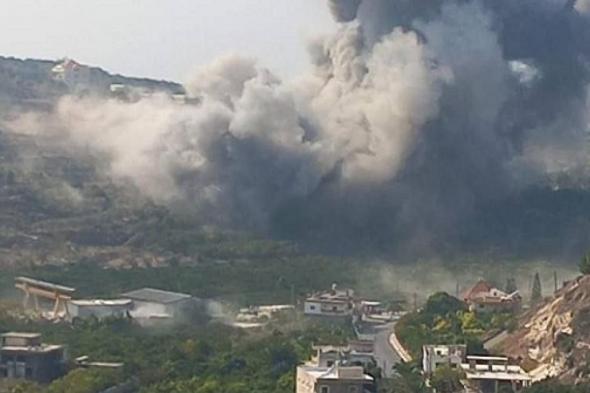 غارات
إسرائيلية
على
لبنان
والاحتلال
يعلن
مهاجمة
أهداف
لحزب
الله