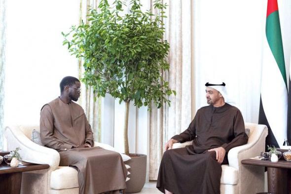 رئيس الدولة والرئيس السنغالي يبحثان تعزيز علاقات التعاون