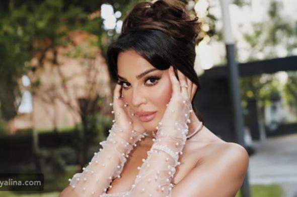 نادين نجيم تتألق بفستان فضي في Joy Awards 2026 بالرياض