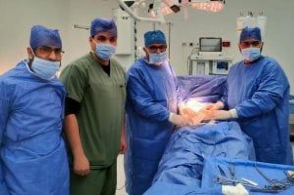 فريق
جراحي
بمستشفى
الخانكة
التخصصي
ينقذ
حياة
مريض
باستئصال
الكلي
والطحال