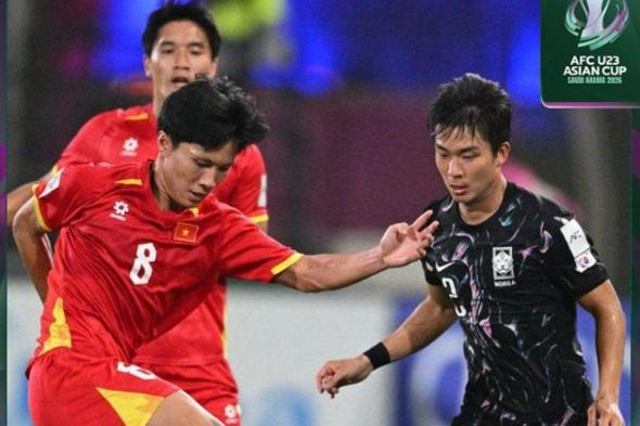 فيتنام
    تحصد
    "برونزية"
    كأس
    آسيا
    تحت
    23
    عامًا
    على
    حساب
    كوريا
    الجنوبية