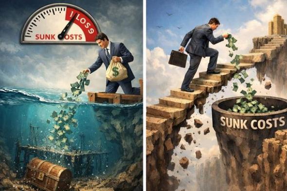 التكاليف
الغارقة
..
فخ
الاستثمار
الخاسر