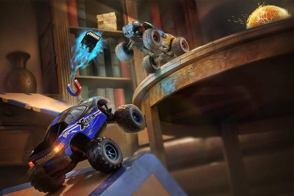 الإعلان
عن
WheelMates
وهي
لعبة
تعاونية
للاعبين
اثنين
تتحكم
فيها
بسيارات
تعمل
بالتحكم
عن
بُعد