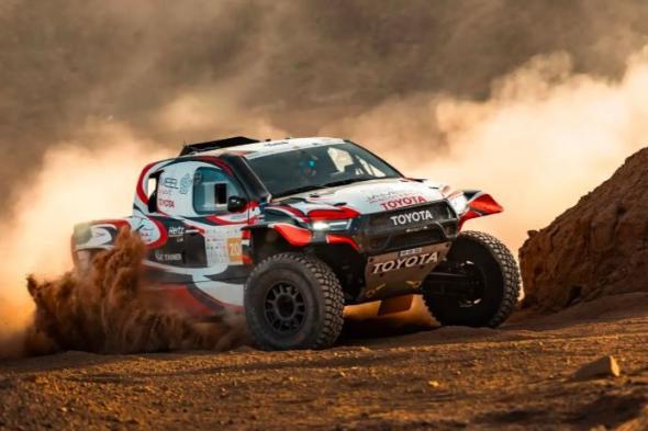 يزيد
الراجحي
يسجل
الزمن
الأسرع
في
المرحلة
الاستعراضية
لرالي
باها
حائل
تويوتا
الدولي