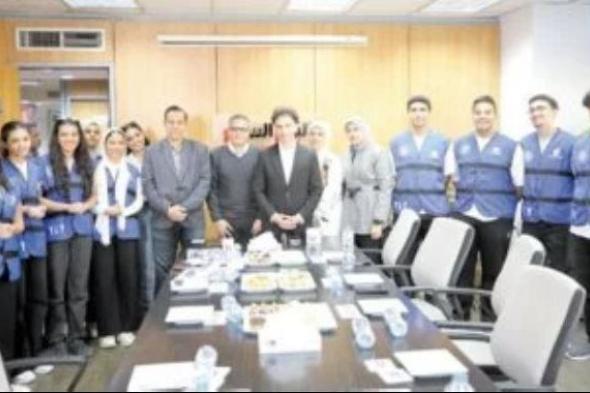 وزير الرياضة ورئيس تحرير اليوم السابع فى الملتقى السنوي لاتحاد شباب يدير شباب