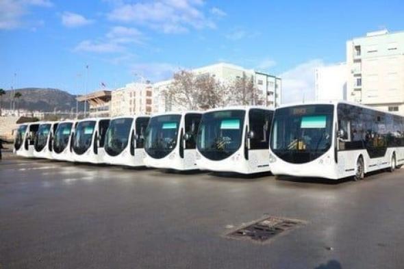 وصول
أوّل
شحنة
من
الحافلات
الجديدة
المستوردة