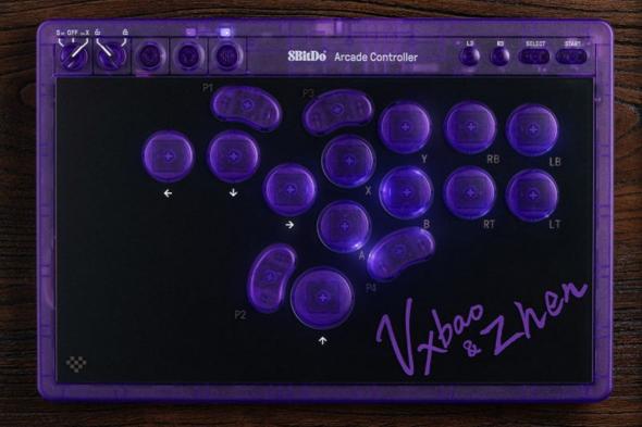 8BitDo
تطلق
رسميًا
يد
التحكم
الشفافة
البنفسجية
الجديدة
بدون
ذراع
تحكم
(Leverless)