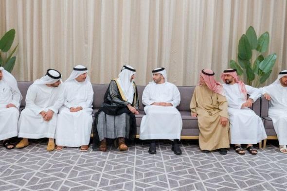 منصور بن محمد يحضر أفراح الحمادي والرفيع