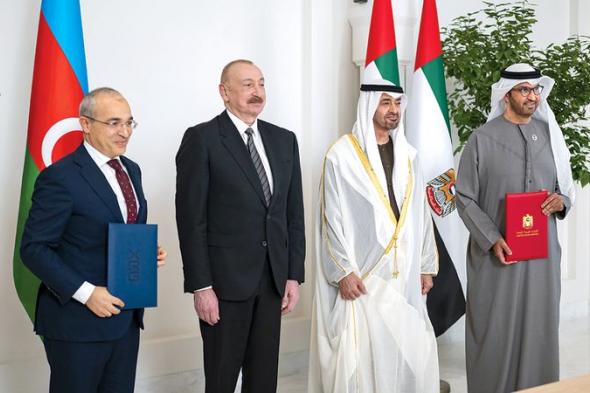 بحضور رئيس الدولة ورئيس أذربيجان.. «XRG» توقّع صفقة الاستحواذ على حصة في شركة «ممر الغاز الجنوبي»