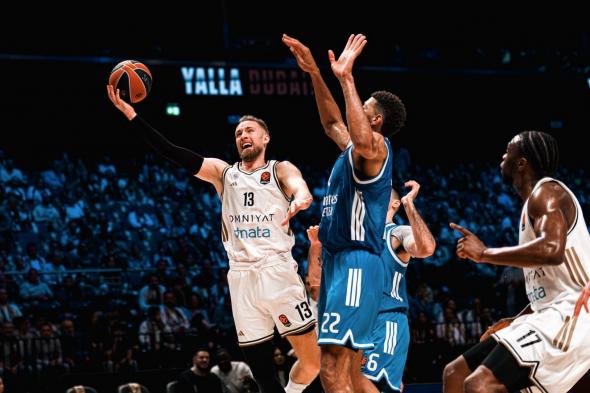 دبي لكرة السلة يفوز على ريال مدريد في اليوروليغ