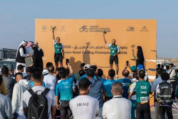 فضية
    وبرونزية
    للسعودية
    في
    بطولة
    آسيا
    لدراجات
    الطريق
    2026