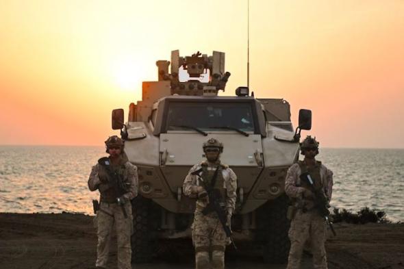 القوات
البحرية
ونظيرتها
الأمريكية
تنفذان
التمرين
البحري
المختلط
«المدافع
الأزرق
26»