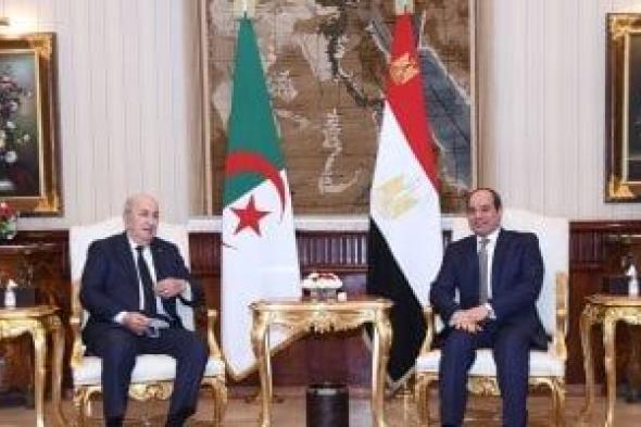 الرئيس
الجزائري:
بيننا
وبين
مصر
تاريخ
كبير
والرئيس
السيسى
بالنسبة
لى
أخ