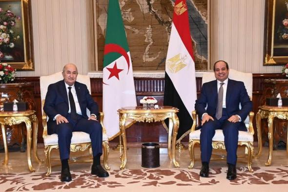 الرئيس
السيسي
يرحّب
بتصريحات
الرئيس
تبون
ويؤكد
عمق
الروابط
التاريخية
بين
مصر
والجزائر