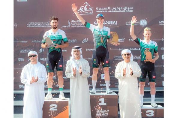 فريق شرطة دبي يظفر بـ «عرقوب السديرة» للمحترفين في بطولة السلم للدراجات