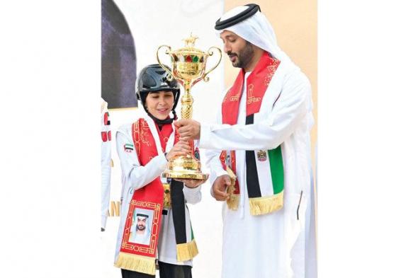 ماسة عدنان تحتفظ بلقب كأس رئيس الدولة للقدرة في الوثبة