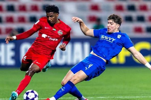 الهلال
    يتعادل
    سلبيًا
    مع
    شباب
    الأهلي
    الإماراتي
    في
    دوري
    أبطال
    آسيا
    للنخبة