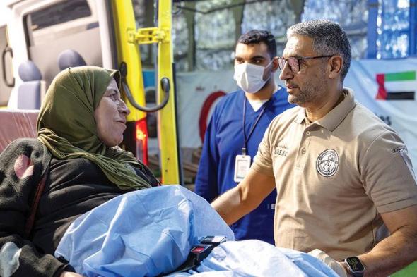 المستشفى الإماراتي العائم يواصل استقبال الحالات المرضية من غزة