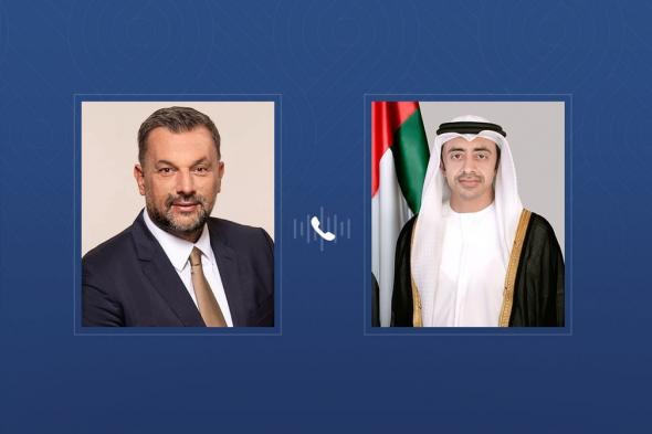 عبدالله بن زايد ووزير خارجية البوسنة والهرسك يبحثان هاتفياً العلاقات الثنائية بين البلدين