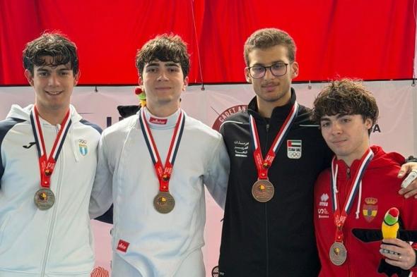 فارس البلوشي يظفر بميدالية برونزية في مونديال المبارزة للشباب