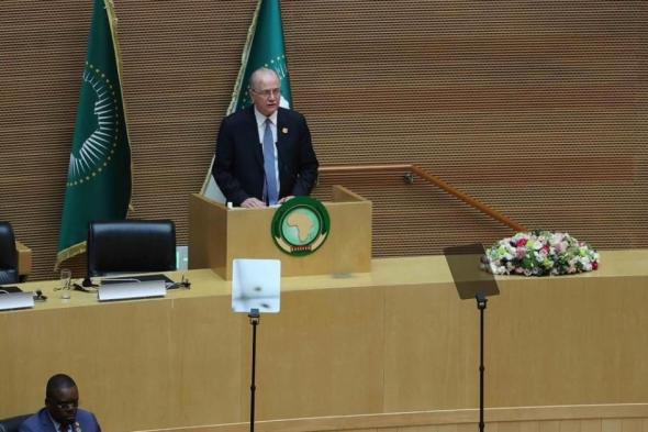 ألقاها
رئيس
الوزراء
بالنيابة
عنه
-
كلمة
الرئيس
عباس
في
القمة
الافريقية