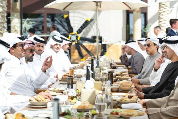 رئيس الدولة وأمير قطر يبحثان العلاقات الأخوية والجهود المبذولة بشأن التطورات الإقليمية