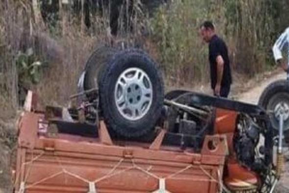 إصابة
4
أشخاص
فى
حادث
تصادم
بالظهير
الصحراوى
لمحافظة
البحيرة