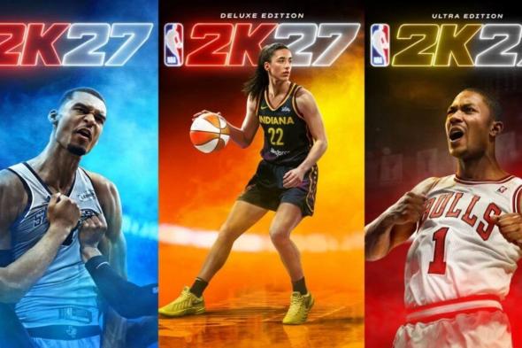 الإعلان عن نجوم أغلفة الإصدارات الثلاثة للعبة NBA 2K27