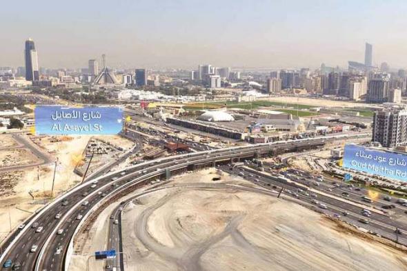 افتتاح جسر رئيس ضمن مشروع تطوير شارعَي عود ميثاء والأصايل